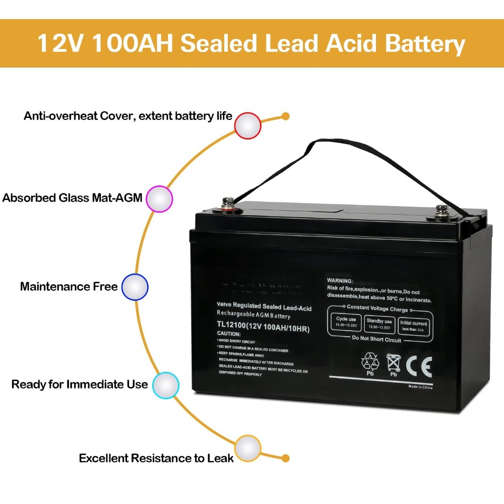 Deep Cycle AGM 12 Volt 100Ah B - Agm Deep Cycle Battery ulasan dan harga