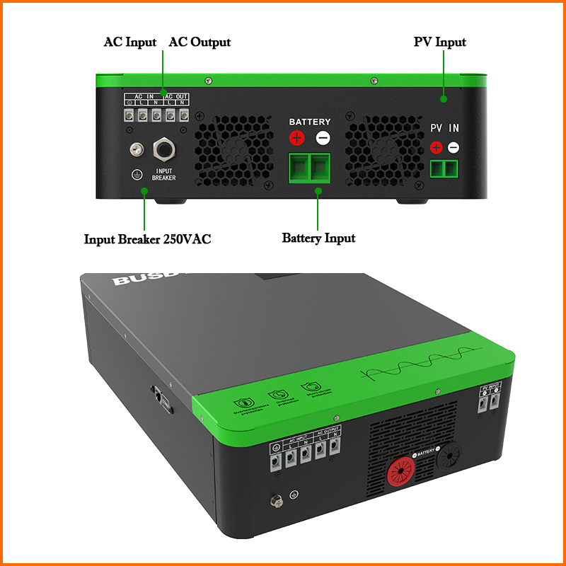 4.2KW 6.2KW Hybrid Solar Inver - Renewable Energy Systems ulasan dan harga