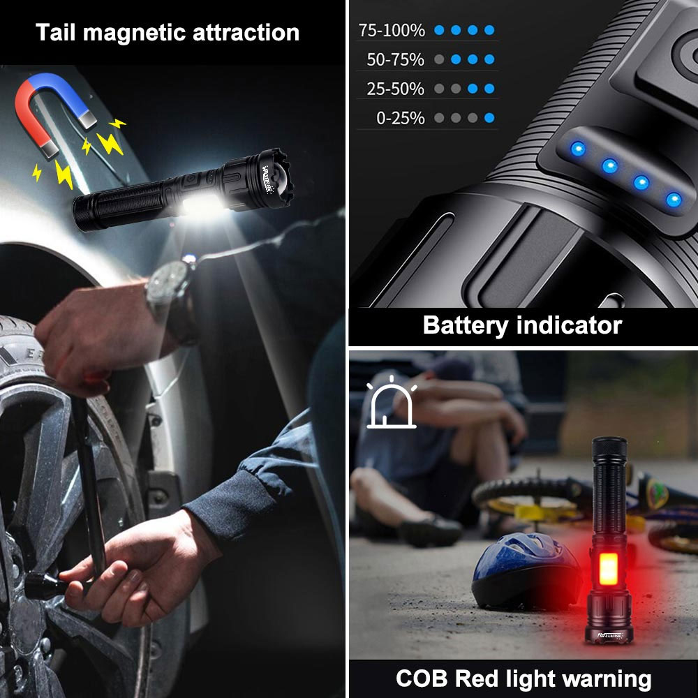 Type-c LED/UV Powerful  Flashl - Agm Deep Cycle Battery ulasan dan harga