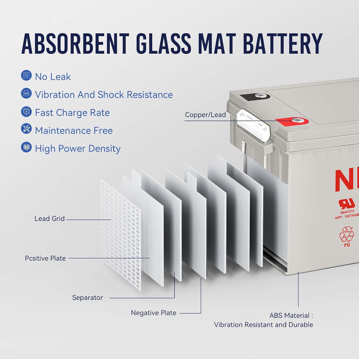 12V 200Ah AGM Deep Cycle Batte - Agm Deep Cycle Battery ulasan dan harga