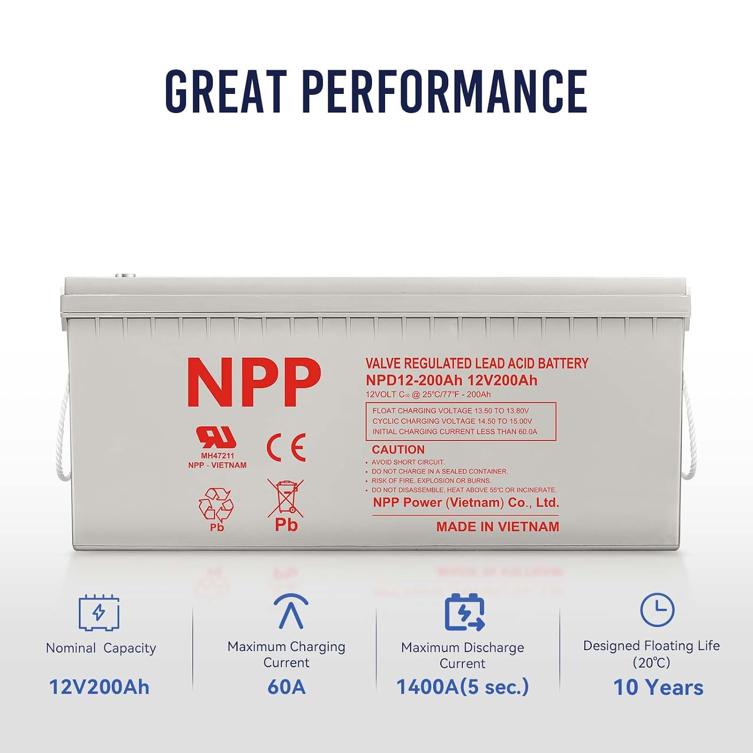12V 200Ah AGM Deep Cycle Batte - Agm Deep Cycle Battery ulasan dan harga