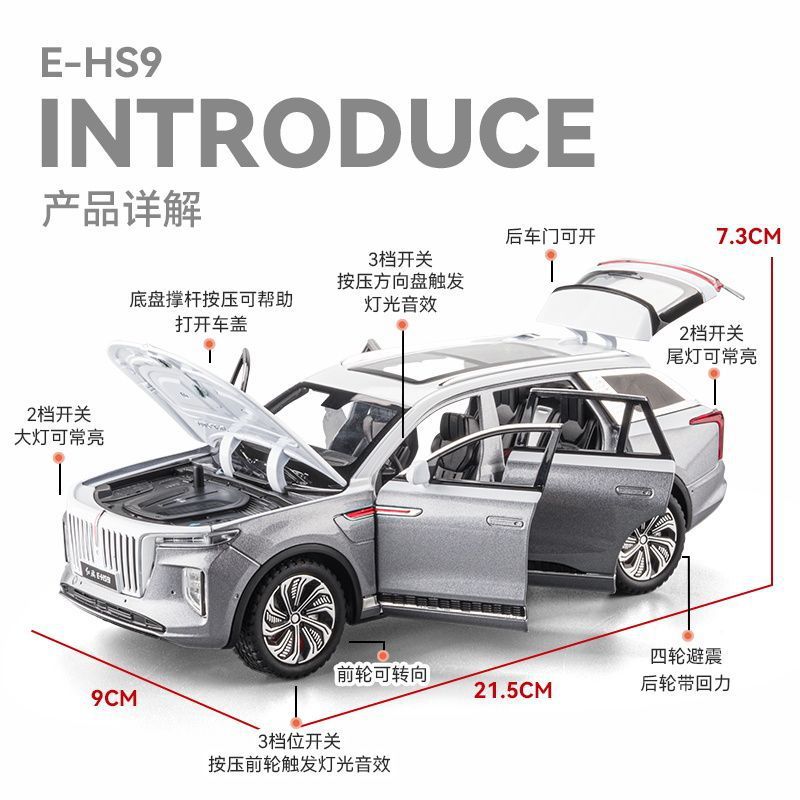 1:24 E-HS9 SUV Alloy New Energ - Renewable Energy Engineering ulasan dan harga