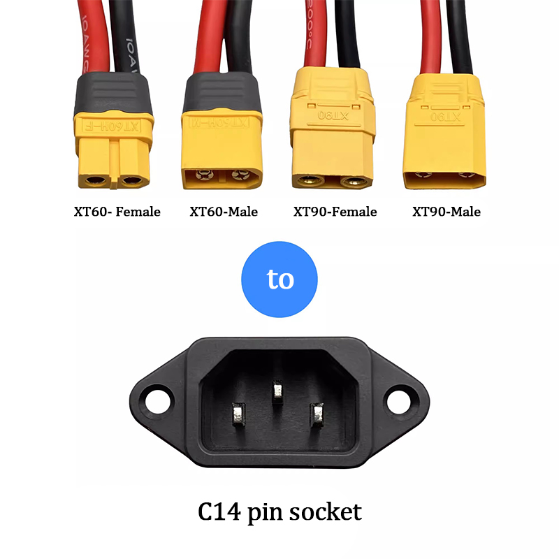 XT60/XT90 Male Female Plug to  - Renewable Energy Engineering ulasan dan harga
