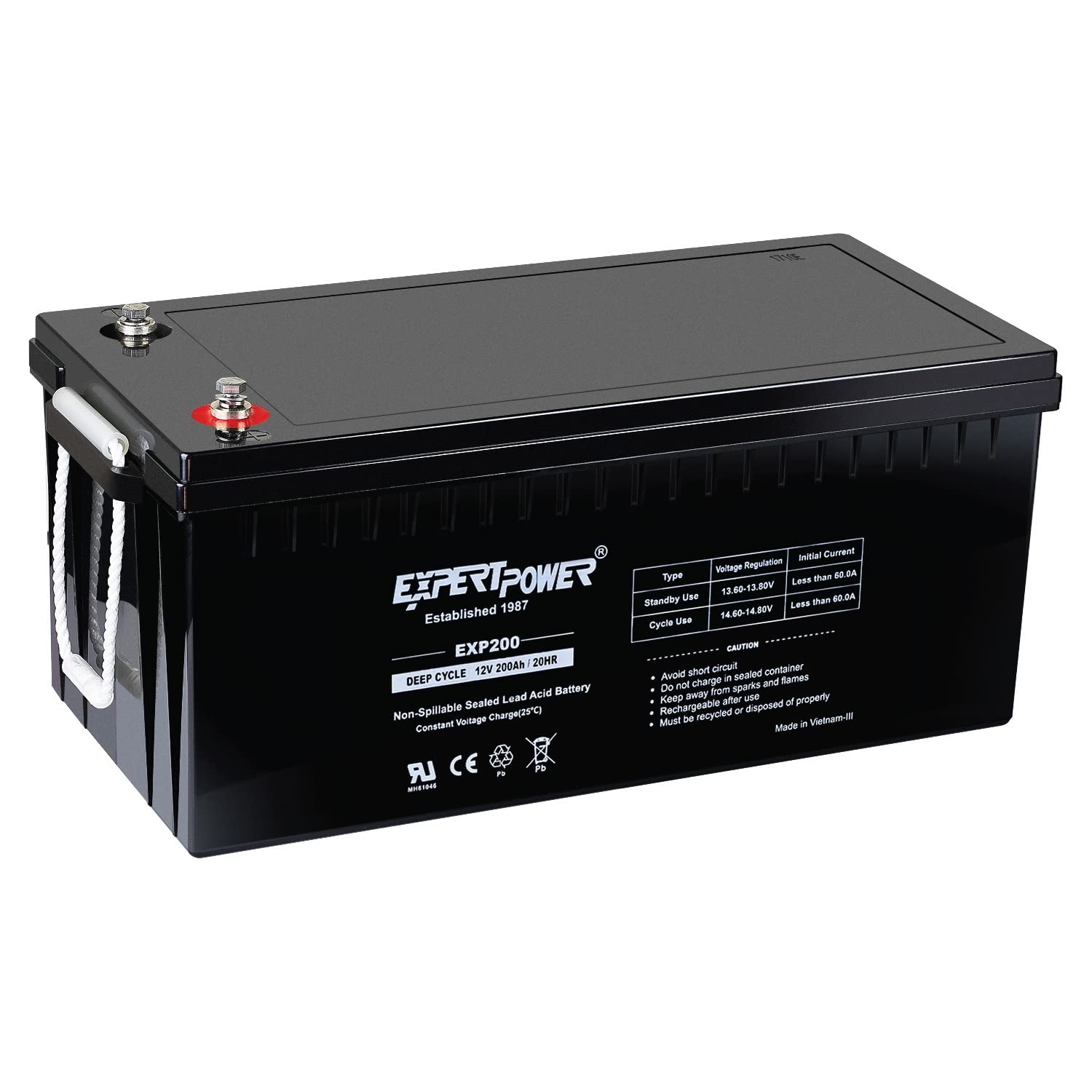 EXP200 12V 200Ah AGM Deep Cycl - Agm Deep Cycle Battery ulasan dan harga